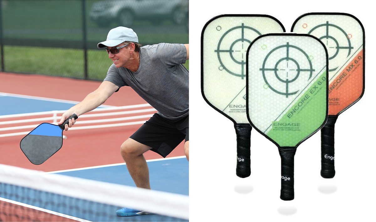 New for 2020 Standard Weight 7.9-8.3 oz Built for Power & Sweet Spot Thick Core for Control & Feel Engage Encore EX 6.0 Pickleball Paddle