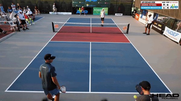 Bad time to drive third shot in pickleball