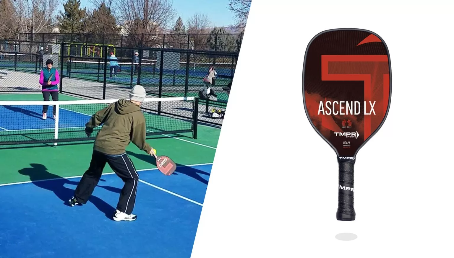 TMPR Sports Ascend LX Paddle Review Pickleball Effect