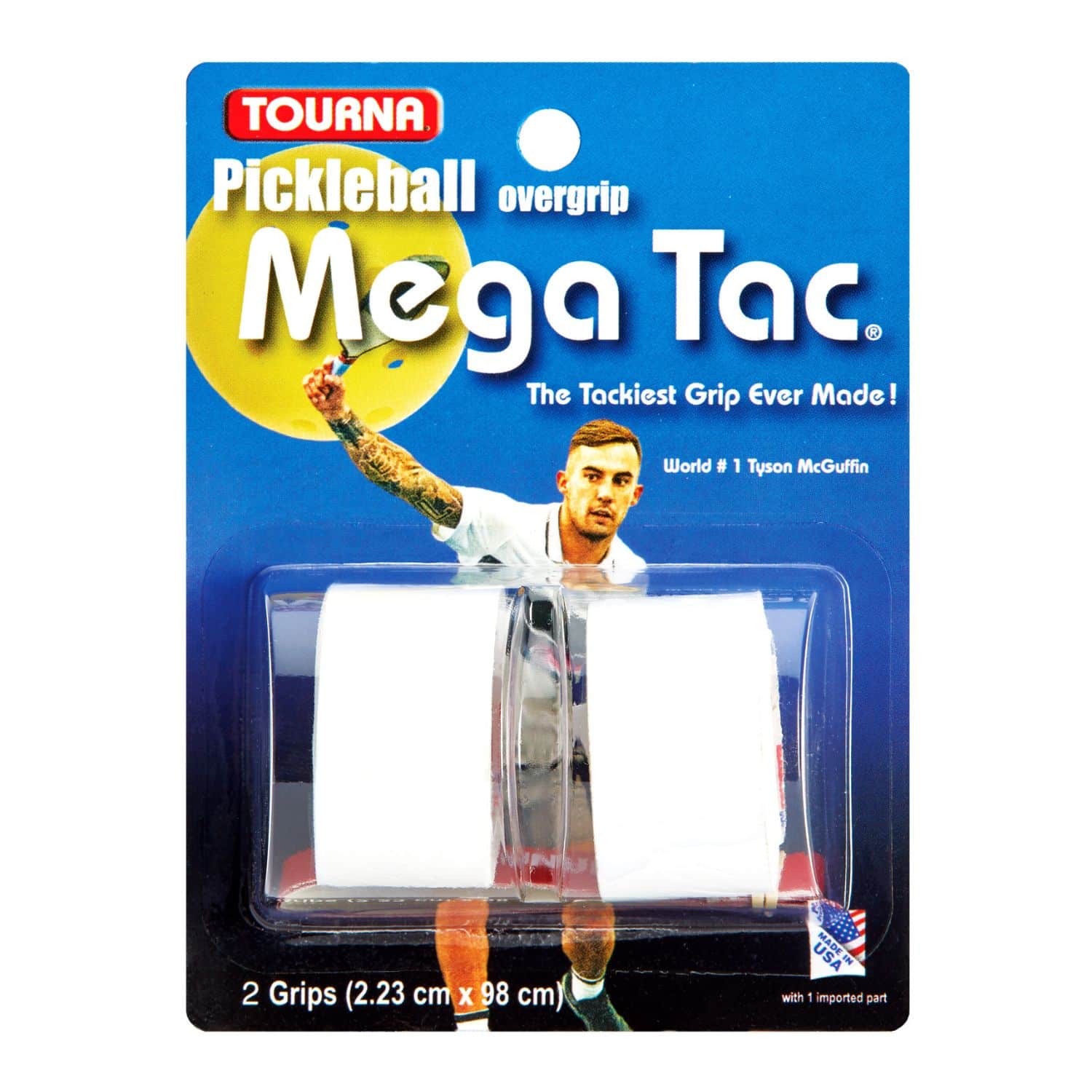Tourna - Pickleball Cushion Grip - BLACK for Pickleball Paddles   Provides A Plush Shock Absorbing Replacement Grip For Your Pickleball  Handle!