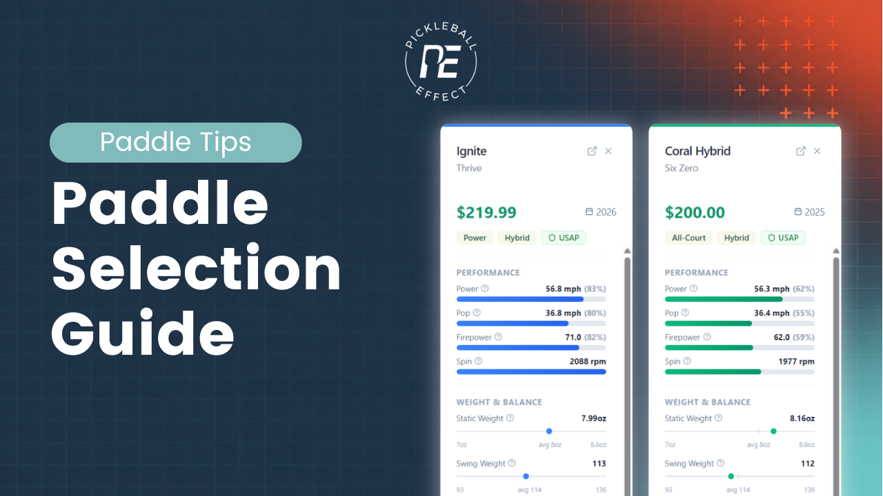 Paddle Selection Guide