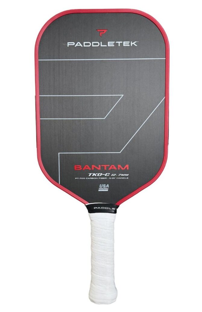 Anna Leigh Waters Signature Paddletek Bantam ALW-C Pickleball Paddle - USAPA Approved Carbon Fiber With 14.3mm Honeycomb Core USAPA Approved Pickleball