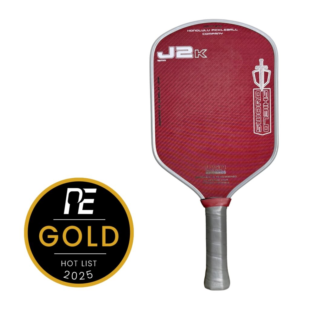 Honolulu Sword & Shield J2K Hot List Gold All Court Paddles