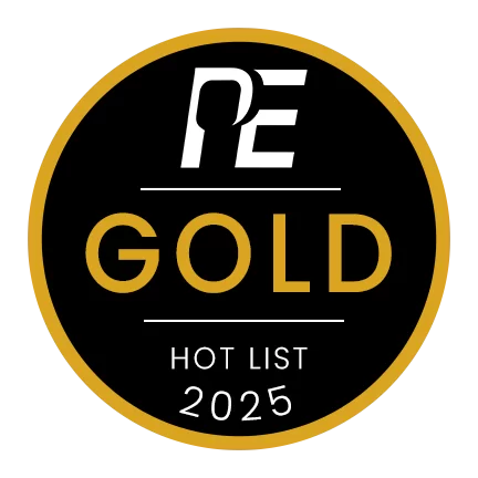 Pickleball Effect Gold Hot List Badge 2025