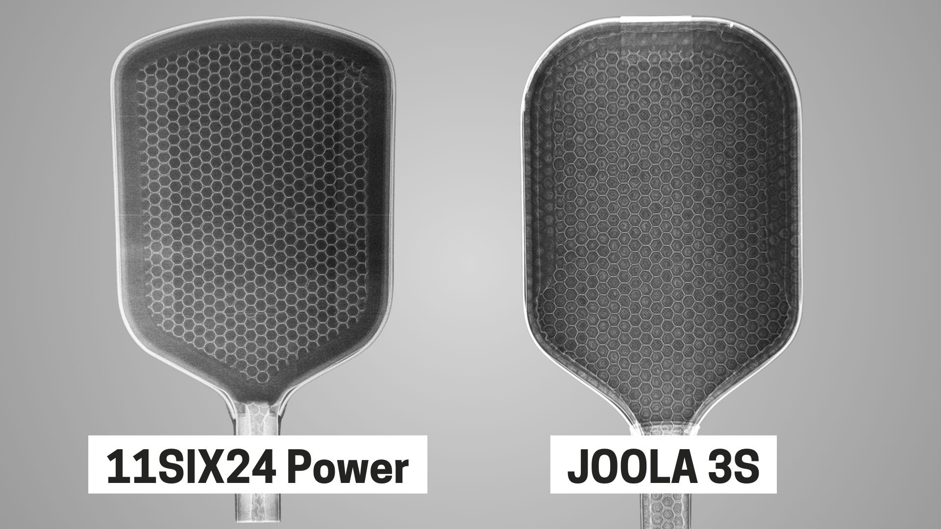 11SIX24 Power X Ray VS JOOLA 3S X Ray