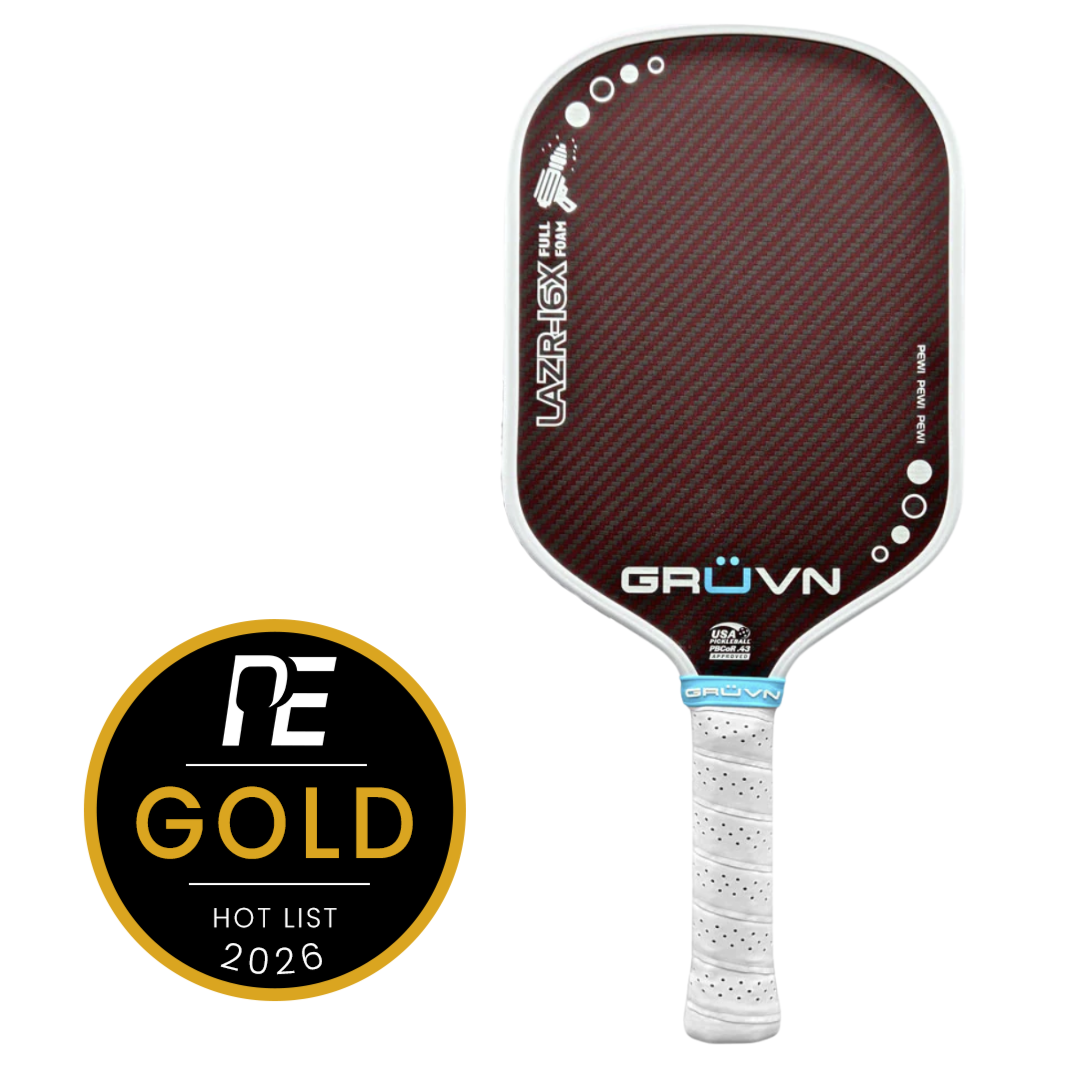 GRUVN LAZR-16X Full Foam Pickleball Effect Hot List Gold Power - 2026
