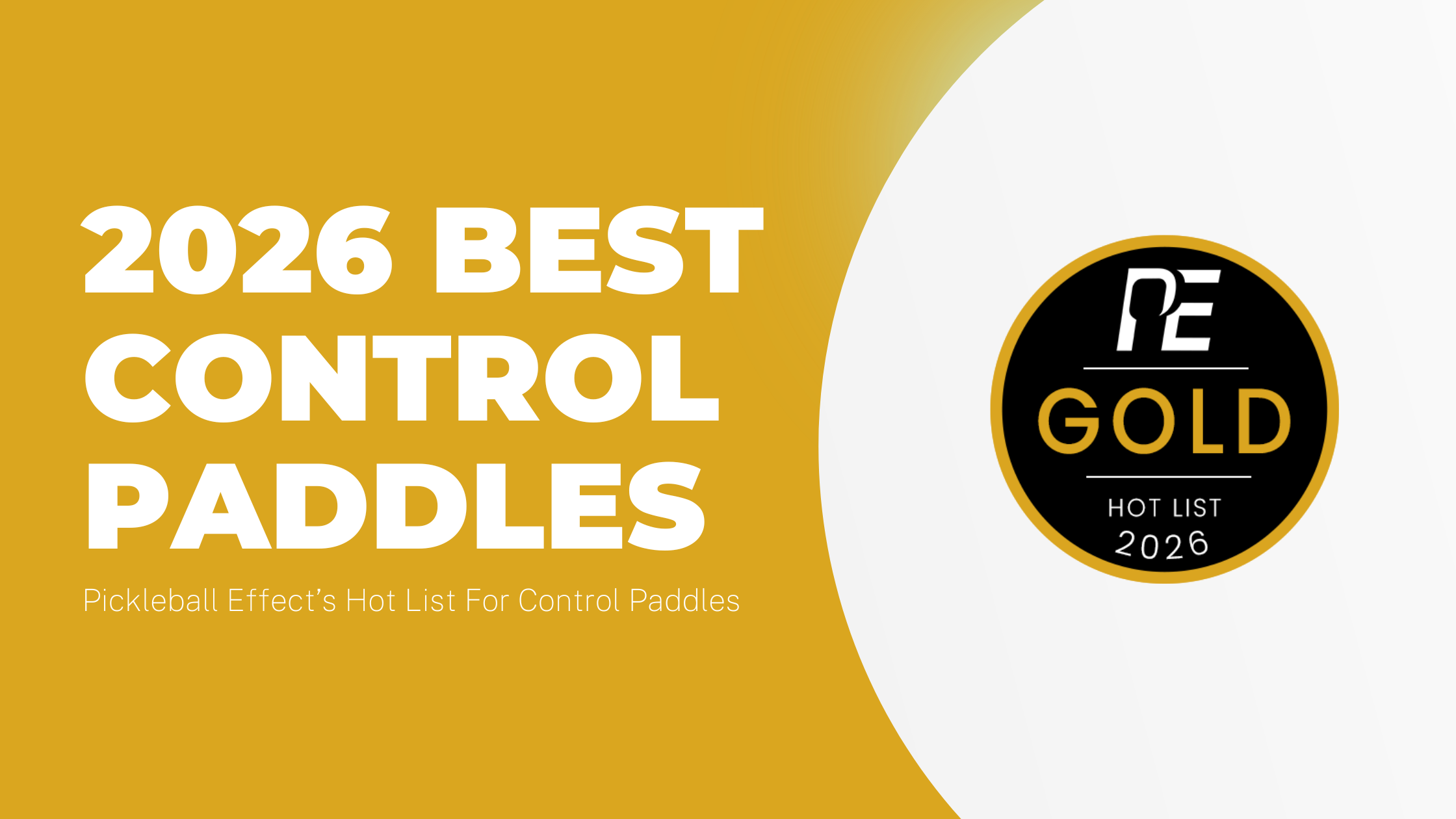 2026 Best Control Paddles - Pickleball Effect Control Paddles Hot List