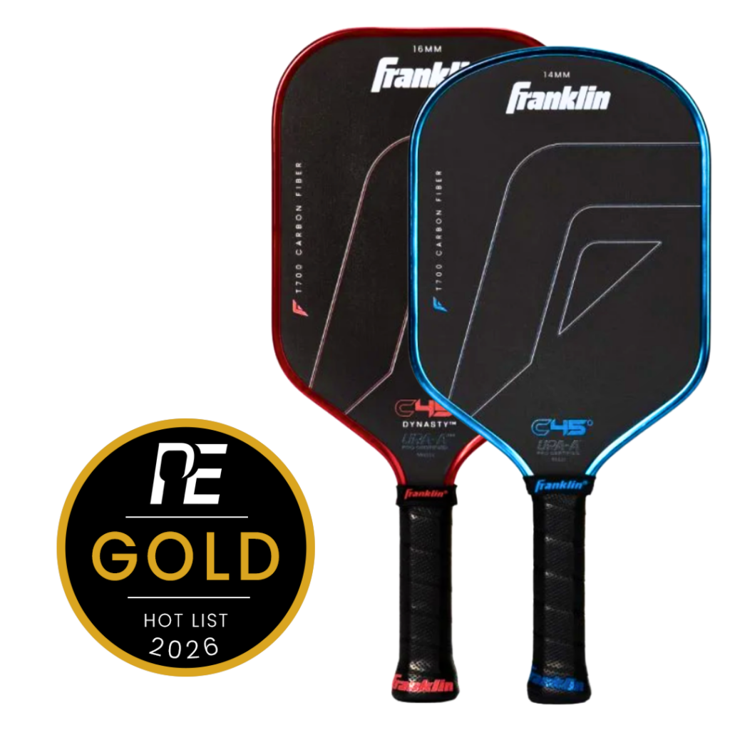 Franklin C45 Series - Pickleball Effect Hot List for All-Court Paddles - 2026 white